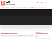 Tablet Screenshot of aiaalabama.org